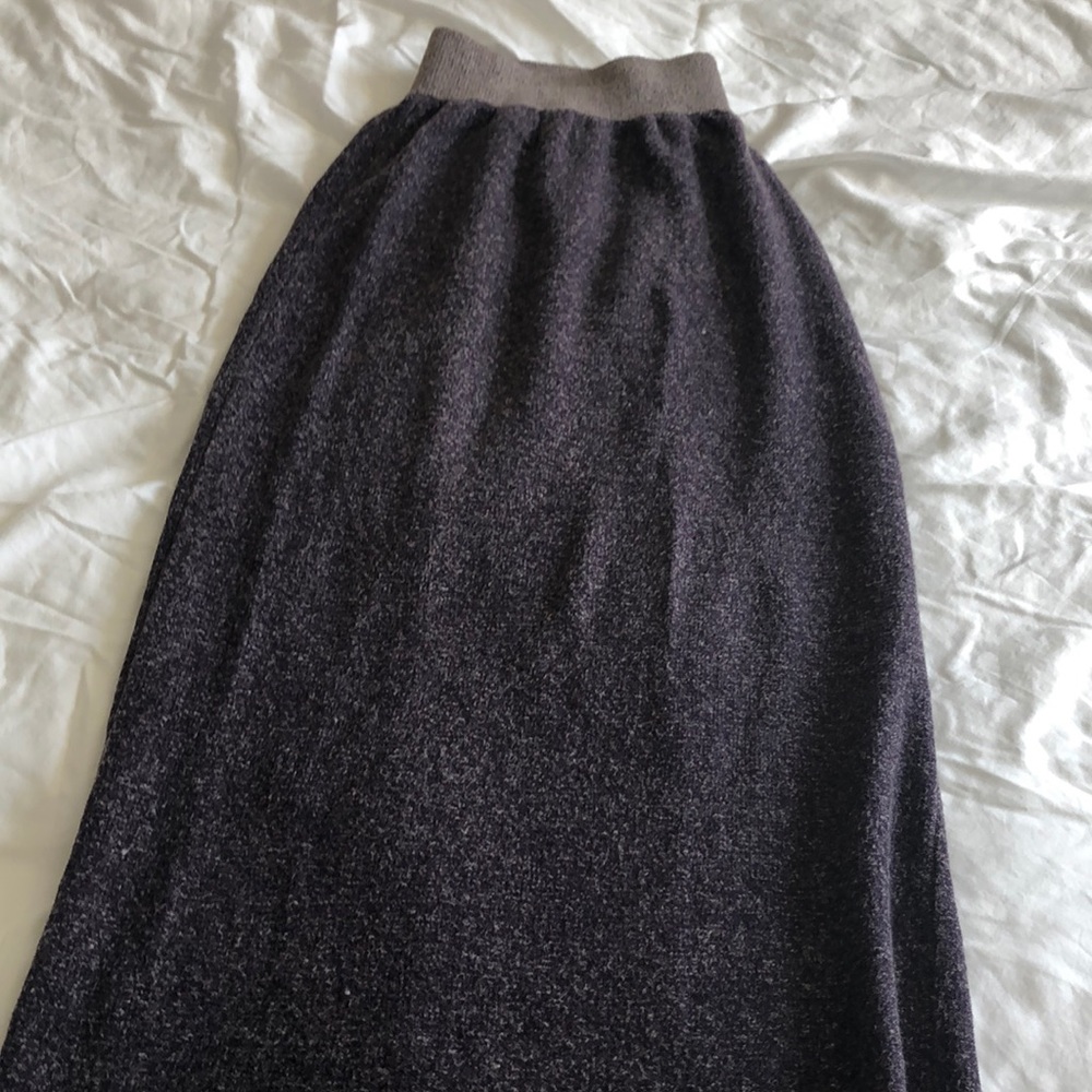 Long, sweater skirt purchased from Anthropologie.